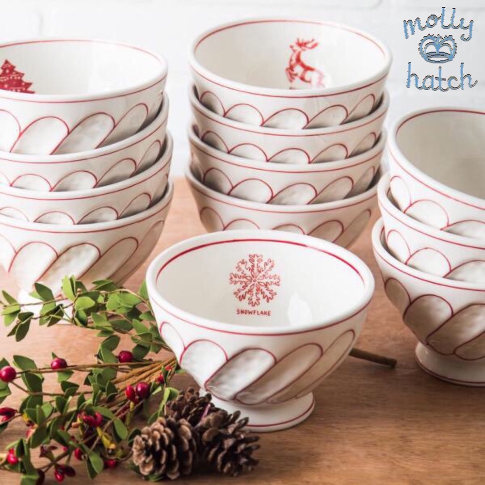 Molly Hatch Holiday Cereal Bowl